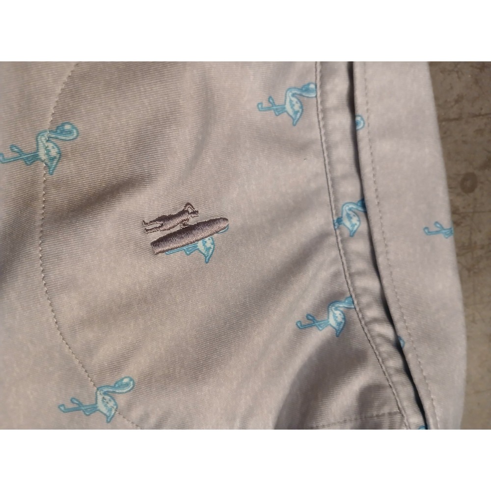 Johnnie O golf blue flamigo design  Large - Picture 6 of 7
